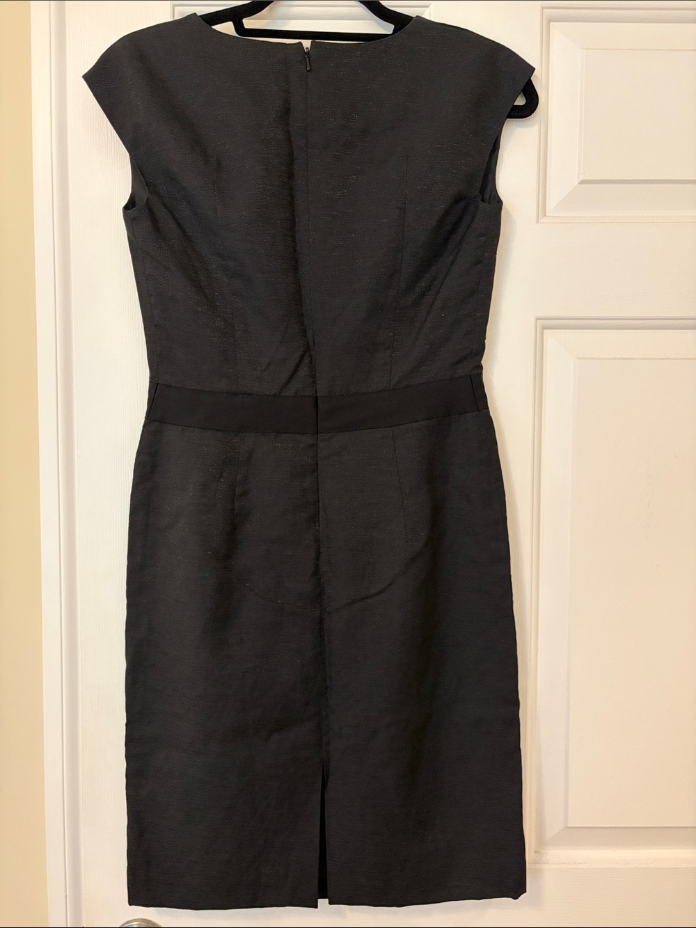 Brooks Brothers x Loro Piana Black Sheath Dress Sz US 0 / IT 36 - Picture 4 of 9